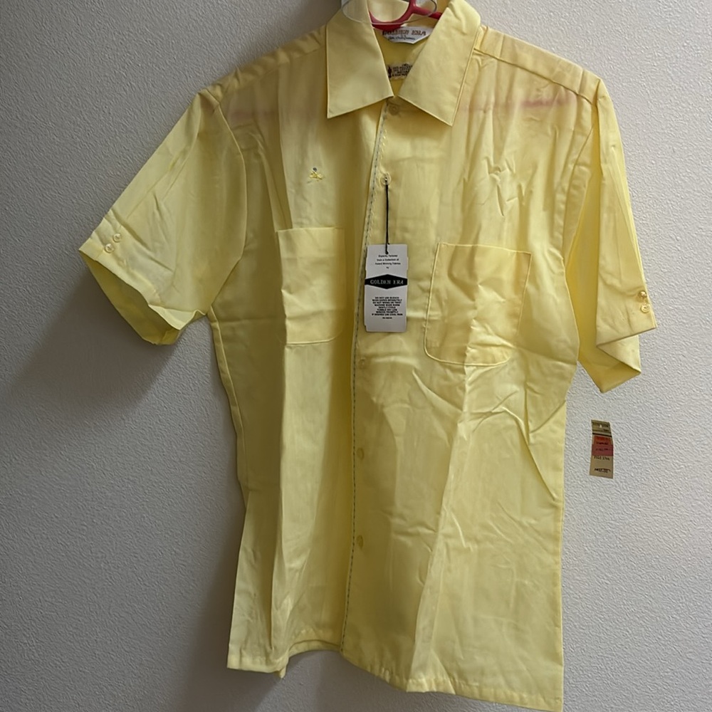 Vintage w/orginal tags Golden Era by Mr. California Men's Short Sleeve Shirt